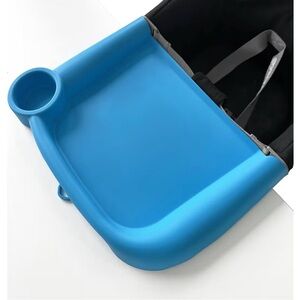 Inglesina Portable High Chair Silicone Tray Pack of 2 (Orange and Red)